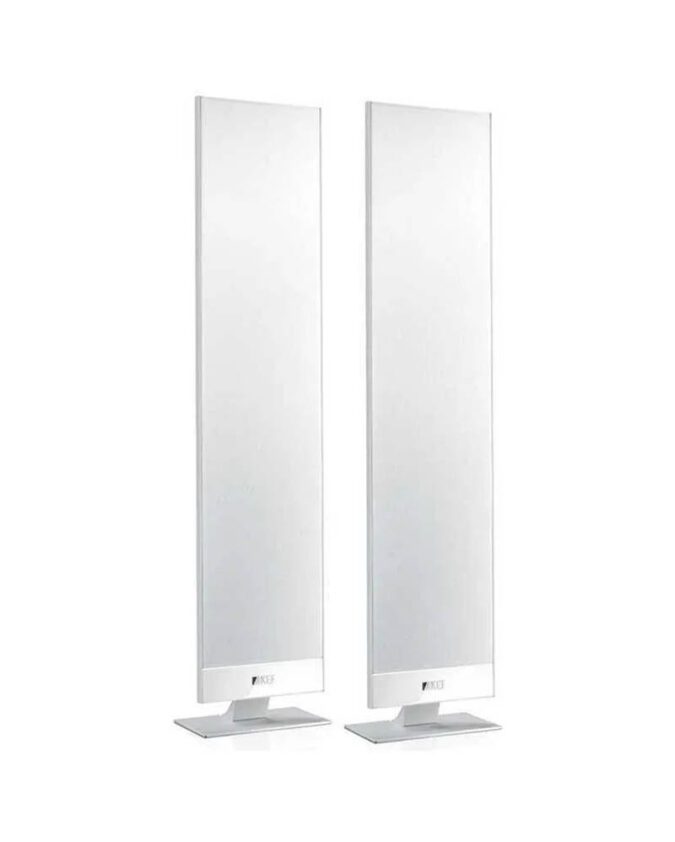 Coppia diffusori ultra piatti TV Home Cinema KEF T301 White