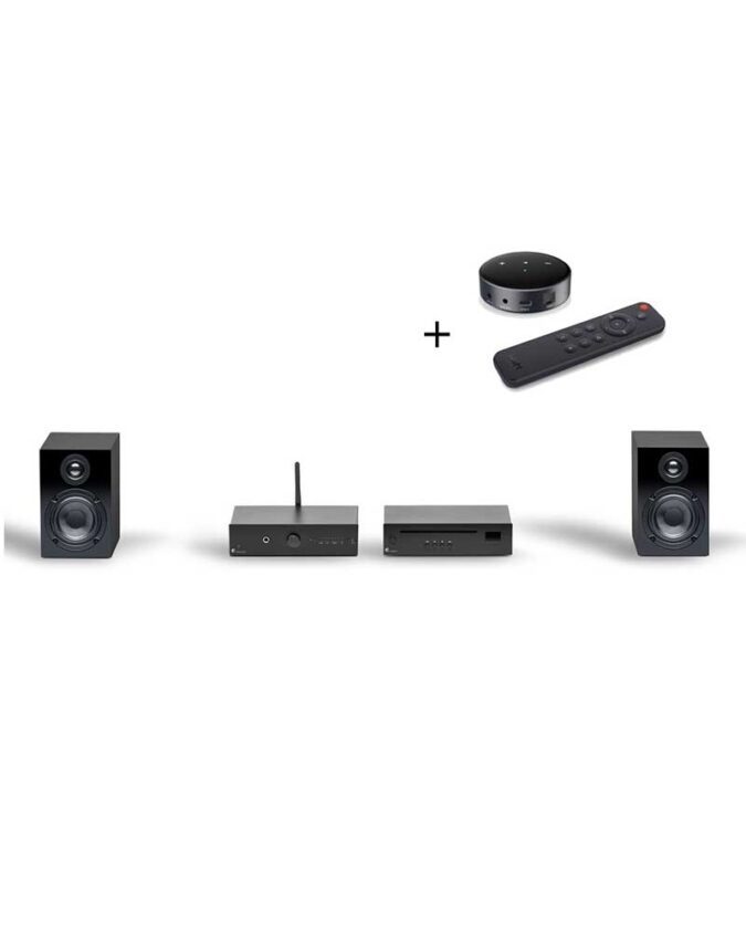 Pro-Ject Stereo Set E CD / WiiM Mini Bundle Black