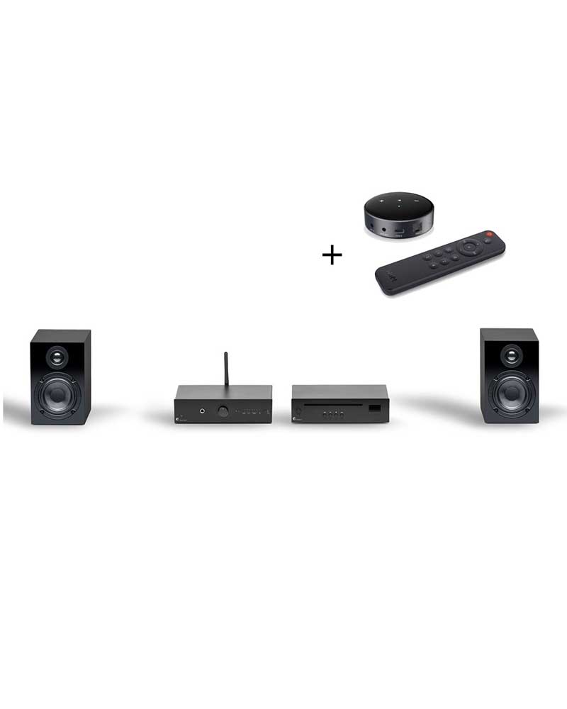 Pro-Ject Stereo Set E CD / WiiM Mini Bundle Black