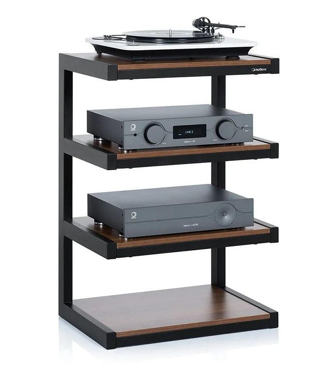 Norstone ESSE Mobile Rack Porta Elettroniche HiFi Walnut
