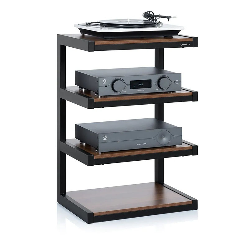 Norstone ESSE Mobile Rack Porta Elettroniche HiFi Walnut