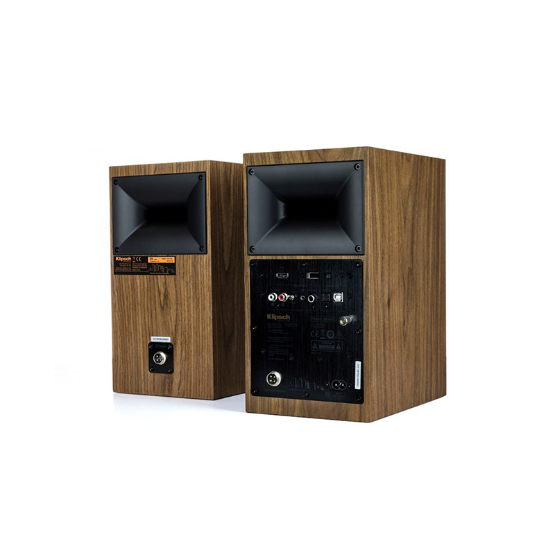 Coppia diffusori attivi bluetooth Klipsch The Fives Wallnut - immagine 3